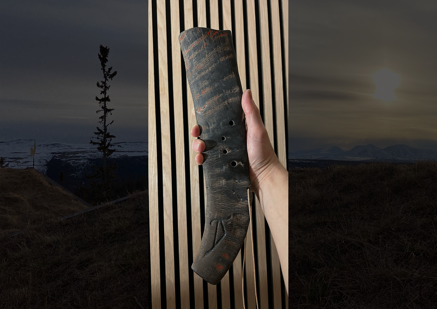 Handmade bukkehorn